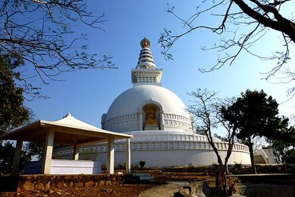 Vishwa Shanti Stupa in Rajgir
